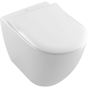 Унитаз приставной Villeroy & Boch Subway 2.0 5602R0R1 alpin CeramicPlus Унитаз приставной Villeroy & Boch Subway 2.0 5602R0R1 alpin CeramicPlus