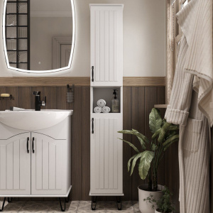 Шкаф-пенал DIWO Сочи 30, белый Шкаф-пенал DIWO Сочи 30, белый