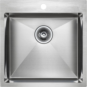 Мойка кухонная Paulmark Kroner PM215151-BS, брашированная нержавеющая сталь Мойка кухонная Paulmark Kroner PM215151-BS, брашированная нержавеющая сталь