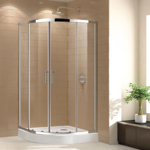 Душевой уголок Cezares Eco ECO-O-R-2-90-C-Cr стекло прозрачное