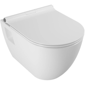 Унитаз подвесной с сиденьем микролифт Serel Smart SM46SL безободковый