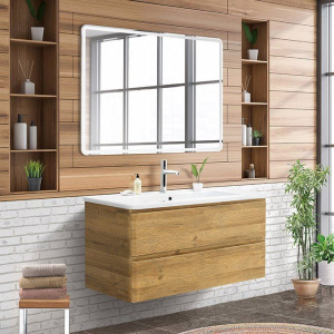 Мебель для ванной BelBagno Albano-Cer 105 подвесная, rovere rustico