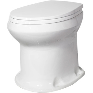 Унитаз приставной Дачный с сиденьем Оскольская керамика 46901100002