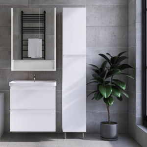 Шкаф-пенал VIANT Мальта белый