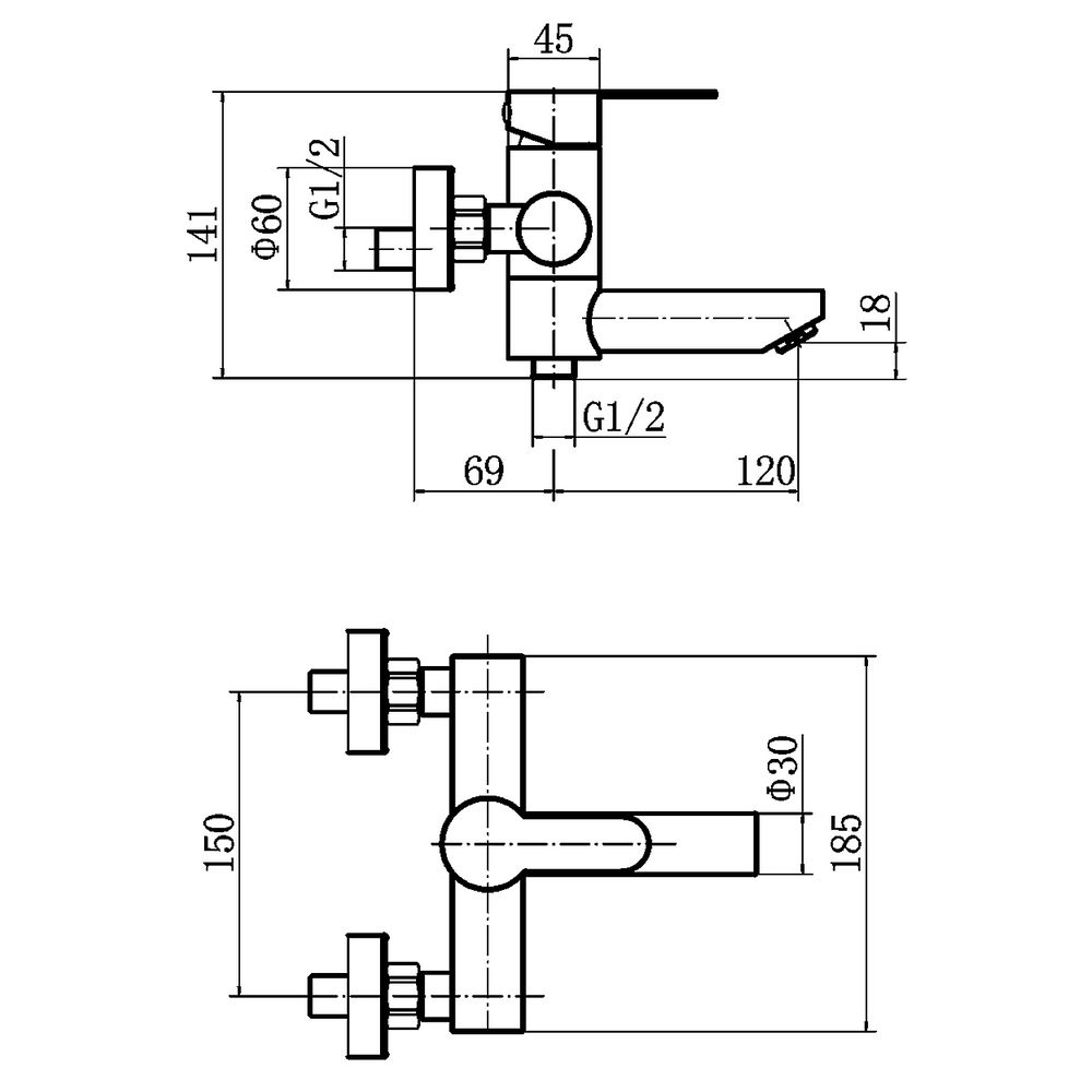 Купить Смеситель для ванны с душем Fashun A53001-8 белый в Москве с доставкой Смеситель для ванны с душем Fashun A53001-8 белый
