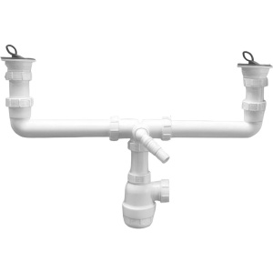 Сифон для раковины McAlpine для двух раковин Сифон для раковины McAlpine для двух раковин