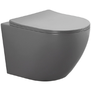 Унитаз подвесной с сиденьем микролифт Aquatek Европа AQ1901-MG безободковый