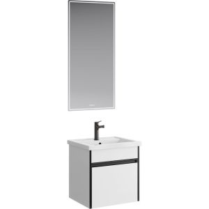 Мебель для ванной Aqwella Urban 45, подвесная, белая глянцевая