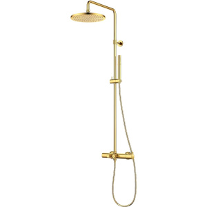 Душевая стойка Cezares Eco CD-T-BORO брашированное золото Душевая стойка Cezares Eco CD-T-BORO брашированное золото