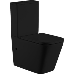 Унитаз-компакт SantiLine SL-5028MB безободковый, с микролифтом, система смыва Tornado Унитаз-компакт SantiLine SL-5028MB безободковый, с микролифтом, система смыва Tornado