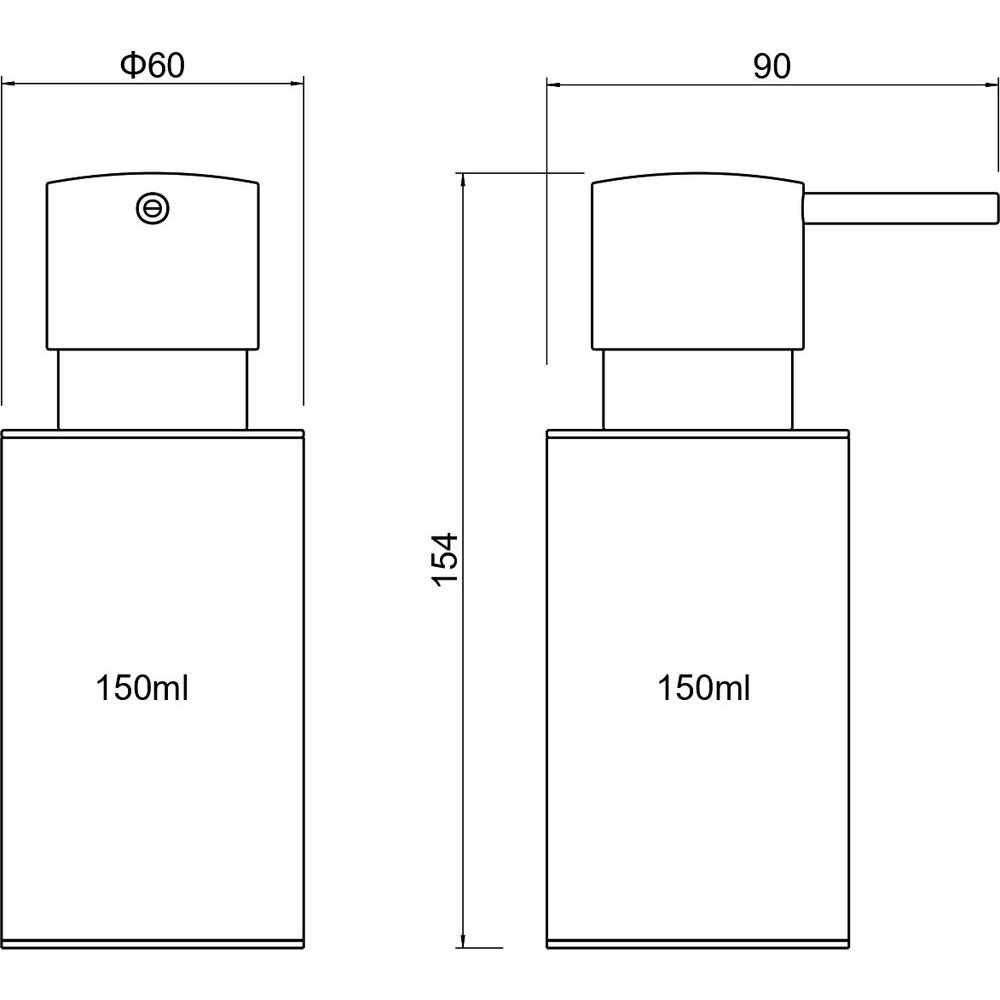 Купить Дозатор Акватек Оберон AQ4229MB матовый черный в Москве с доставкой Дозатор Акватек Оберон AQ4229MB матовый черный