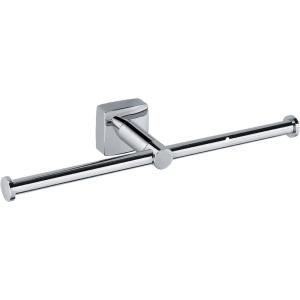 Держатель туалетной бумаги Fixsen Kvadro FX-61310D двойной Держатель туалетной бумаги Fixsen Kvadro FX-61310D двойной