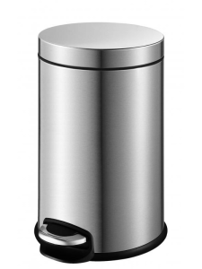 Педальное ведро Матовая сталь WeltWasser ERFIE MT 20L (10000000893)