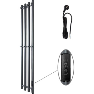 Полотенцесушитель электрический Маргроид Inaro Inaro-12018-1049-7024R 120х18, графитовый серый Полотенцесушитель электрический Маргроид Inaro Inaro-12018-1049-7024R 120х18, графитовый серый