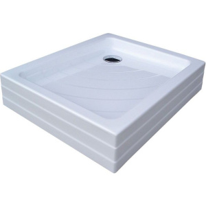 Поддон для душа Ravak Kaskada Aneta PU 75x90 с сифоном