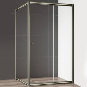 Душевой уголок Cezares Giubileo -AH-1 прозрачное стекло, бронза