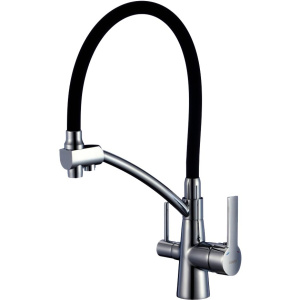 Смеситель для кухни Savol S-L1805L-01 с гибким изливом