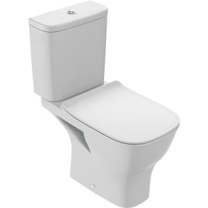 Унитаз-компакт Jacob Delafon Struktura UJAJ102-WTE безободковый с крышкой E28931-WTE Унитаз-компакт Jacob Delafon Struktura UJAJ102-WTE безободковый с крышкой E28931-WTE