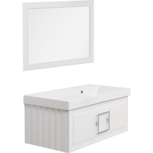 Мебель для ванной La Fenice Cubo 90 R белая