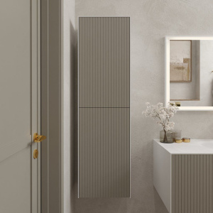 Шкаф-пенал STWORKI Олланд 40, бежево-серый Шкаф-пенал STWORKI Олланд 40, бежево-серый