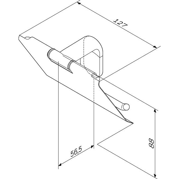 Купить Держатель туалетной бумаги AM.PM Joy A84341400 с крышкой, хром в Москве с доставкой Держатель туалетной бумаги AM.PM Joy A84341400 с крышкой, хром