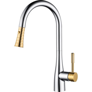 Смеситель для кухни D&K Rhein Schiller DA1462504A, золото Смеситель для кухни D&K Rhein Schiller DA1462504A, золото