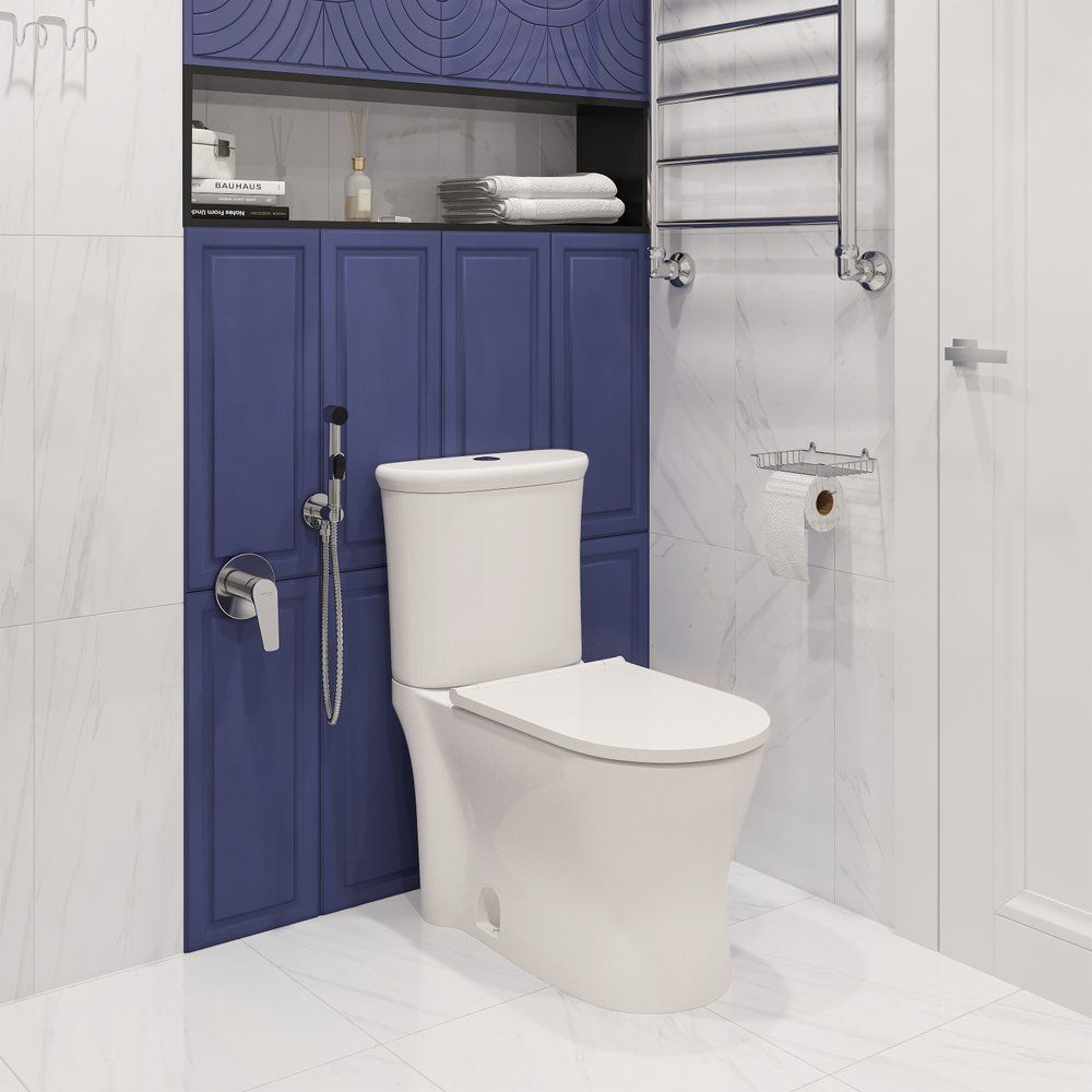 Купить Унитаз-компакт DIWO Кострома 0422 с микролифтом, напольный с бачком, с прямым выпуском, приставной, фаянсовый в Москве с доставкой Унитаз-компакт DIWO Кострома 0422 с микролифтом, напольный с бачком, с прямым выпуском, приставной, фаянсовый