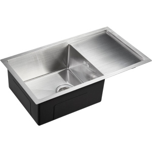 Мойка кухонная Domaci Равенна PVD DMB-124 брашированная сталь