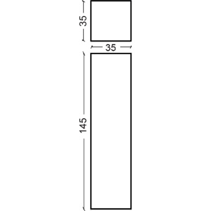 Шкаф-пенал Armadi Art NeoArt шоколад с ручкой Satine хром