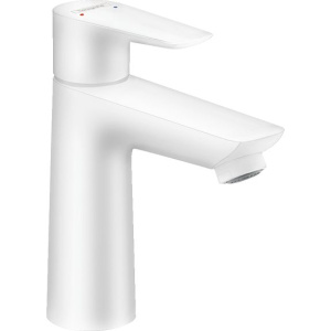 Смеситель для раковины Hansgrohe Talis 110 71710700 с донным клапаном, матовый белый