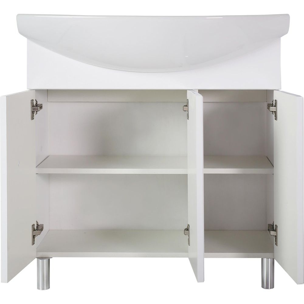 Купить Мебель для ванной ASB-Mebel Мессина 80, с дверками в Москве с доставкой Мебель для ванной ASB-Mebel Мессина 80, с дверками