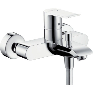 Смеситель для ванны с душем Hansgrohe Metris 31480000 Смеситель для ванны с душем Hansgrohe Metris 31480000