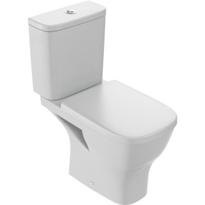 Унитаз-компакт Jacob Delafon Struktura UJAJ102-WTE безободковый с крышкой E70024-WTE Унитаз-компакт Jacob Delafon Struktura UJAJ102-WTE безободковый с крышкой E70024-WTE