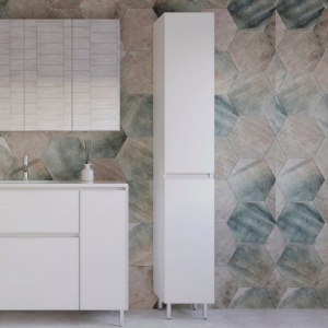 Шкаф-пенал Style Line Даллас 30 Люкс Plus универсальный, белый