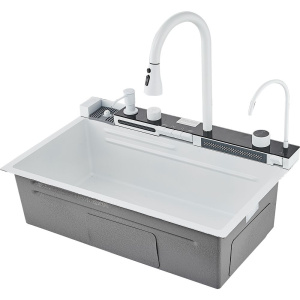 Комплект Savol S-SC001W с водопадом, белый