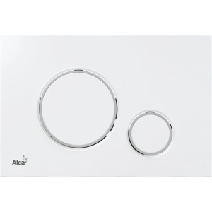 Кнопка смыва AlcaPlast Thin THIN M770 белый / хром глянцевый
