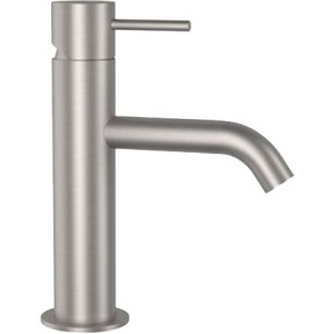 Смеситель для раковины Remer X Style Inox SSX10B с донным клапаном click-clack