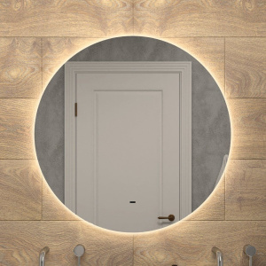 Зеркало круглое Art&Max Sanremo 80 с теплой подсветкой