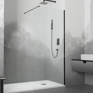 Душевая перегородка RGW Walk In WA-010-B 90x200, стекло прозрачное