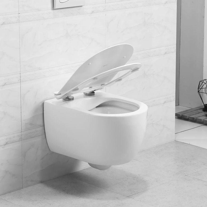 Купить Унитаз подвесной Art&Max Bologna AM211CHR/AM211SC безободковый, с микролифтом, белый в Москве с доставкой Унитаз подвесной Art&Max Bologna AM211CHR/AM211SC безободковый, с микролифтом, белый