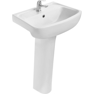 Раковина Santek Лонги 1WH501755 55, с пьедесталом