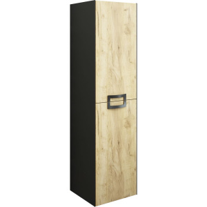 Шкаф-пенал Sanflor Выборг подвесной, дуб крафт золотой Шкаф-пенал Sanflor Выборг подвесной, дуб крафт золотой