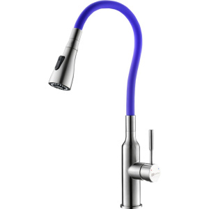 Смеситель для кухни Lemark Expert LM5082S-Violet с гибким изливом