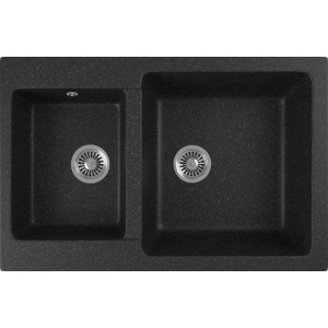 Мойка кухонная Domaci Бьелла DMC-76K черная