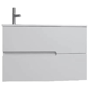 Тумба с раковиной Jacob Delafon Nona 80 L глянцевый белый
