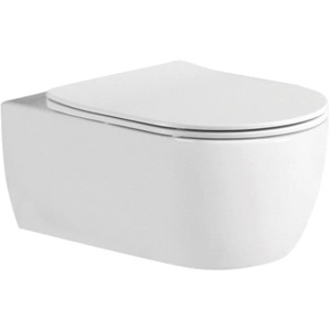 Унитаз подвесной с сиденьем микролифт Aquatek Европа AQ1106L-00 безободковый