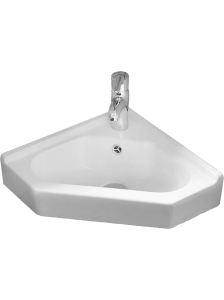 Раковина подвесная глянцевая белая 550х385х170 WeltWasser AISBACH 7012 GL-WT (10000008681)