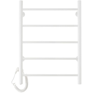 Полотенцесушитель электрический Domoterm Аврора DMT 109-5 50x71, белый, L Полотенцесушитель электрический Domoterm Аврора DMT 109-5 50x71, белый, L