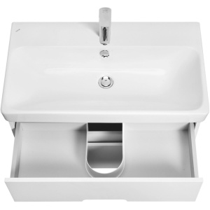 Тумба с раковиной Aquaton Оливия 75 1A2831K0OL010 белая матовая