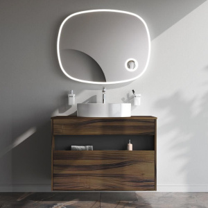 Мебель для ванной AM.PM Func 100 дуб крафт, со столешницей, раковина M8FWCC20561WG Мебель для ванной AM.PM Func 100 дуб крафт, со столешницей, раковина M8FWCC20561WG